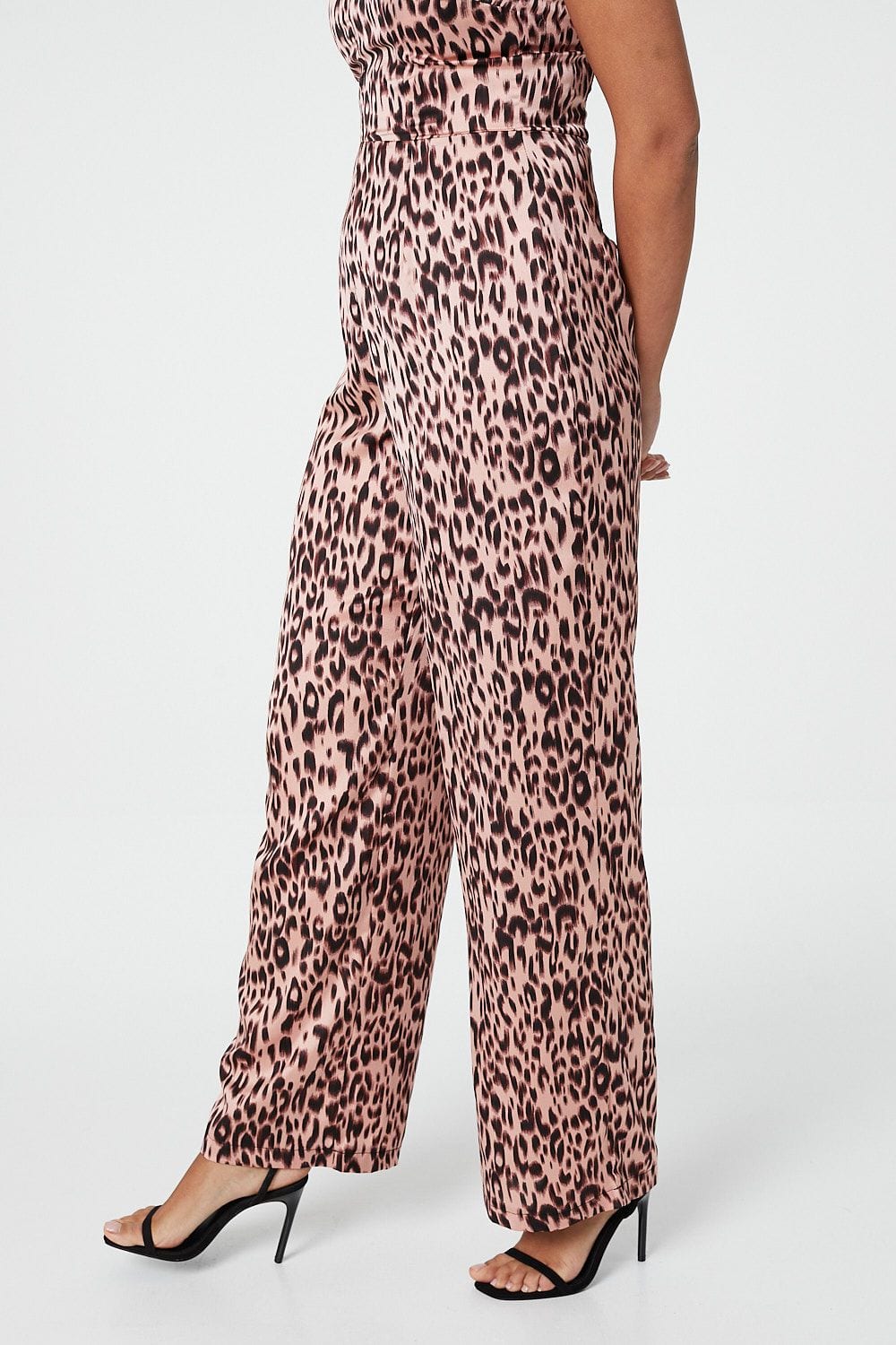 Pink | Animal Print Jumpsuit