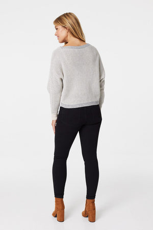 Open Knit Long Sleeve Jumper