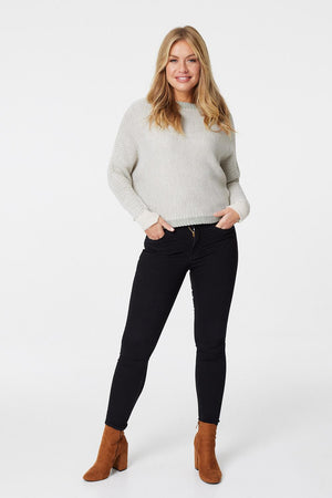 Open Knit Long Sleeve Jumper