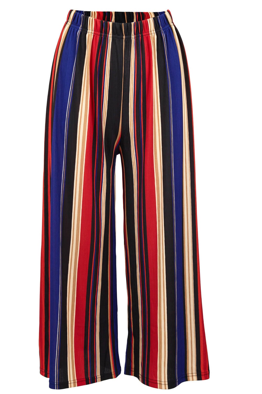 Blue | Striped Culottes