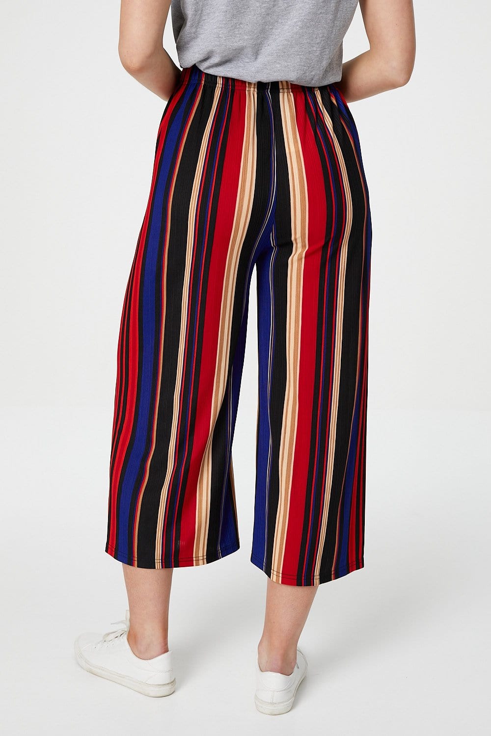 Blue | Striped Culottes