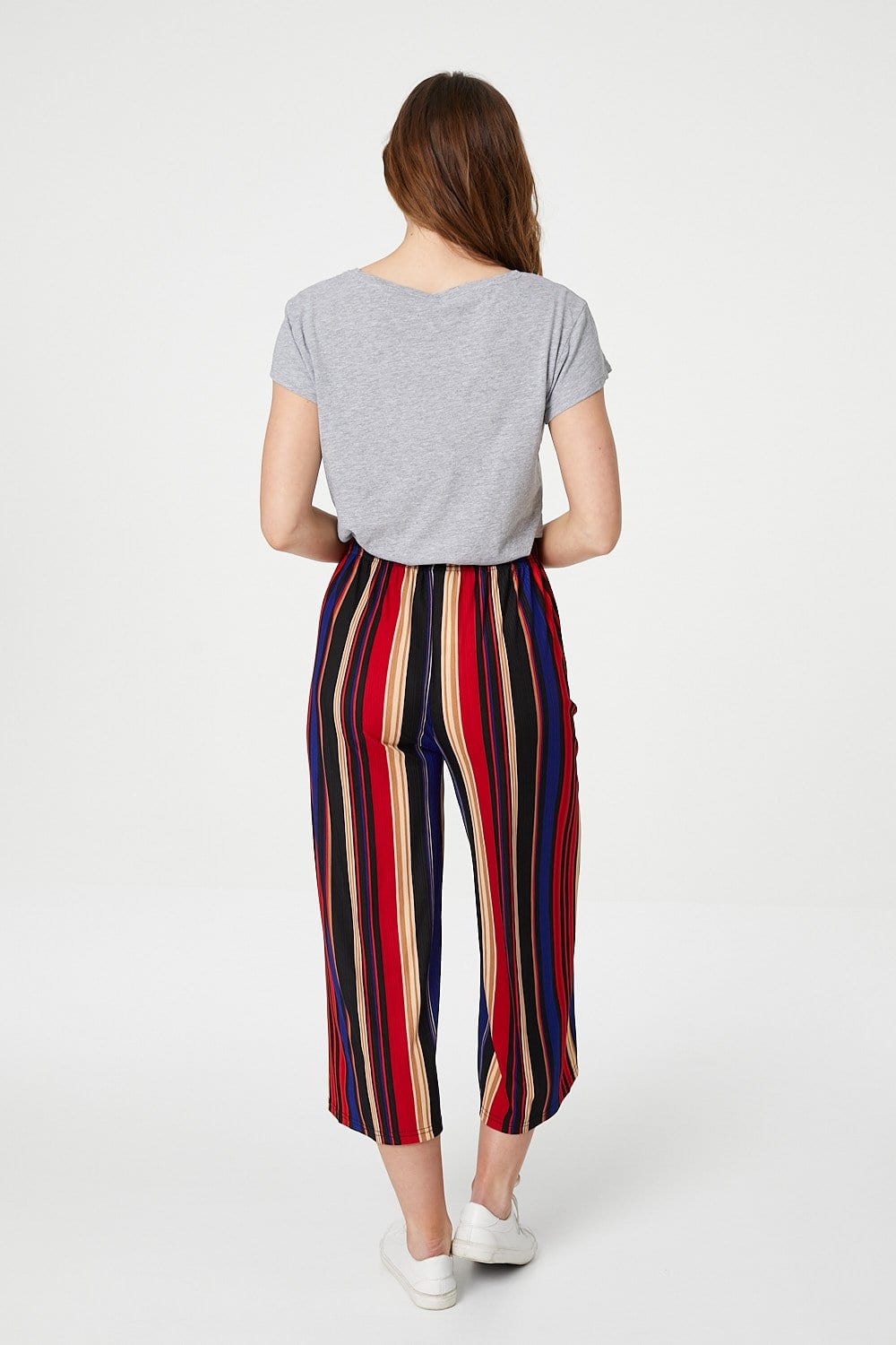 Blue | Striped Culottes