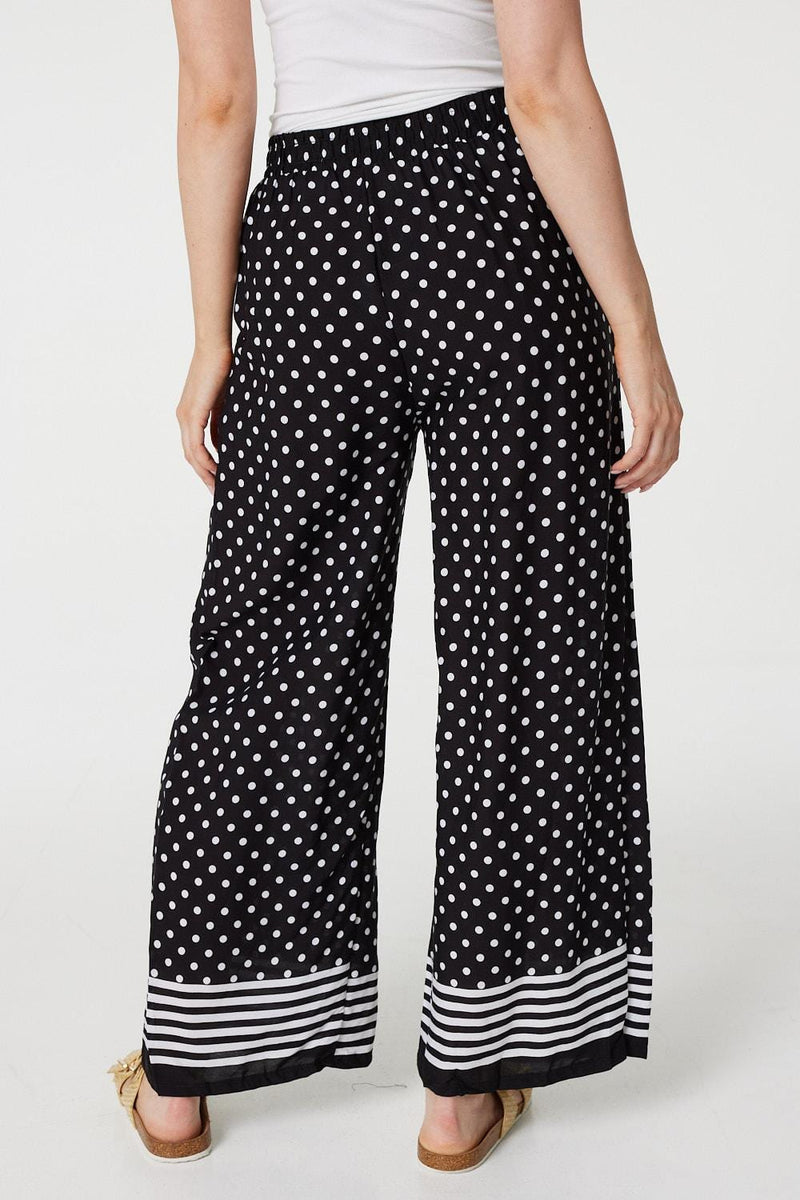 Polka Dot Wide Leg Pants  A Day In The Lalz