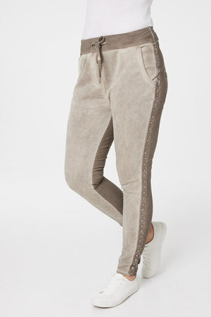 Brown | Two Tone Relaxed Trousers
