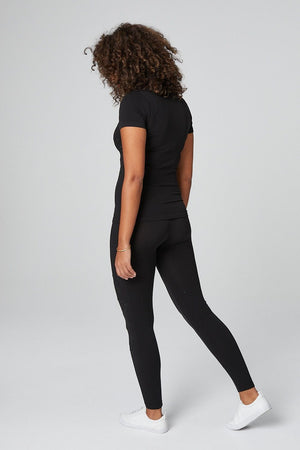 Black | J'adore Embellished Slogan Loungewear Set