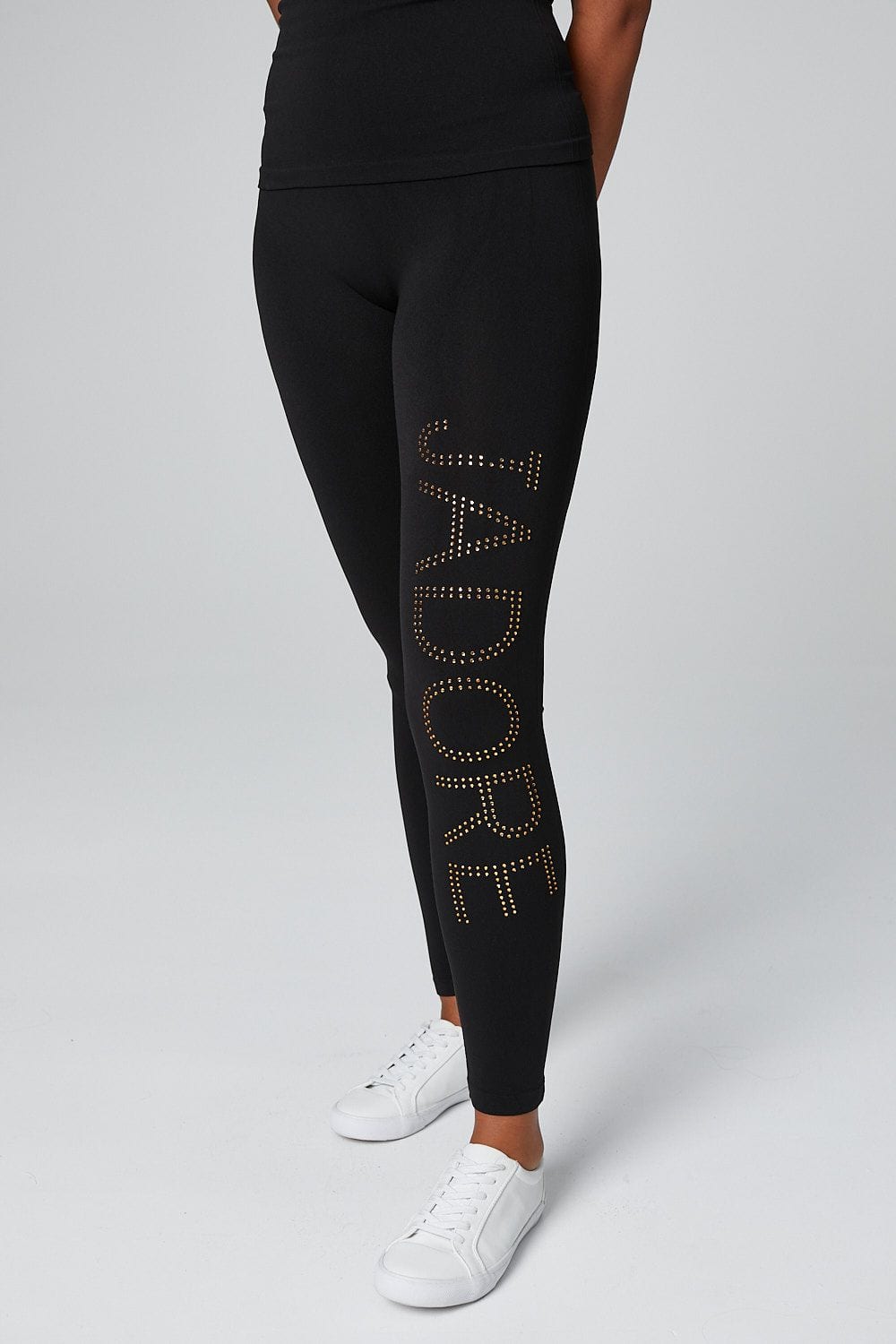 Yellow | J'adore Embellished Slogan Loungewear Set