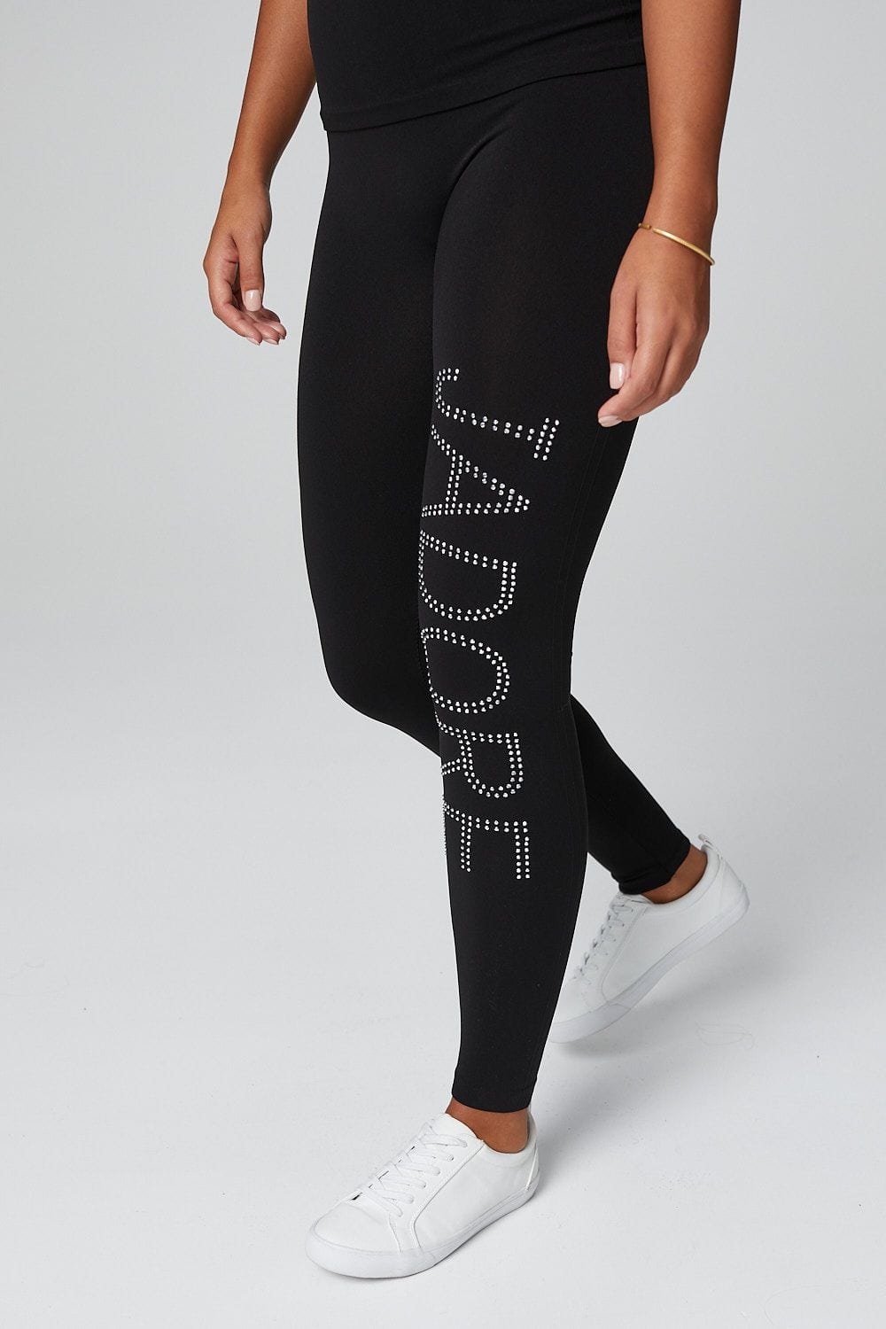 White | J'adore Embellished Slogan Loungewear Set