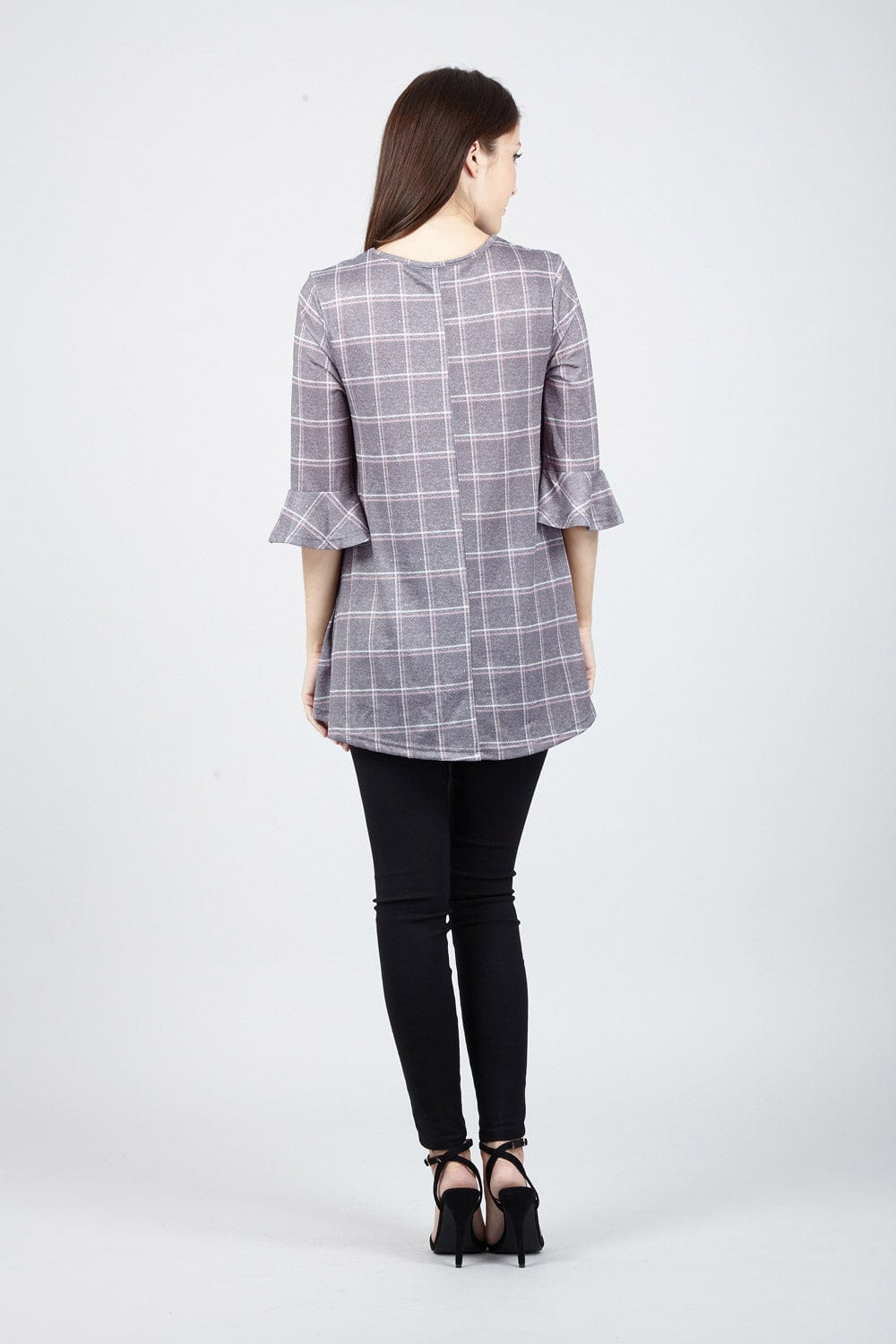Red | Checked Swing Top