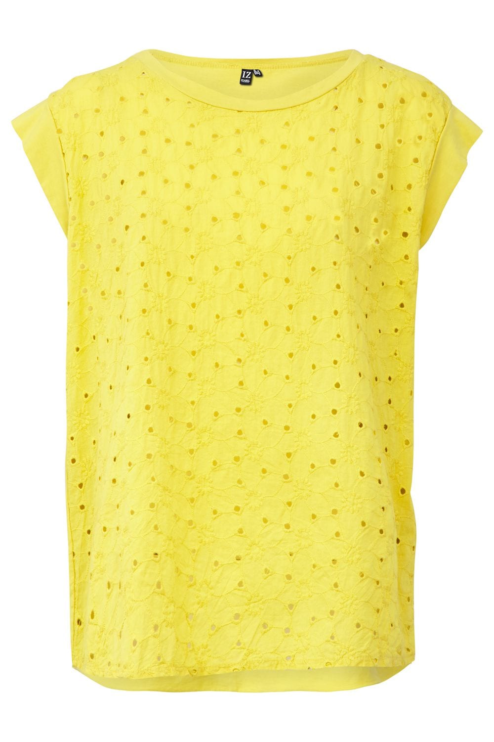 Yellow | Embroidered Front T-Shirt