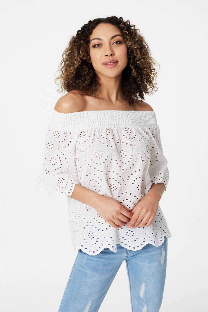 Bardot Cold Shoulder Tops Cold Shoulder Tops Izabel London