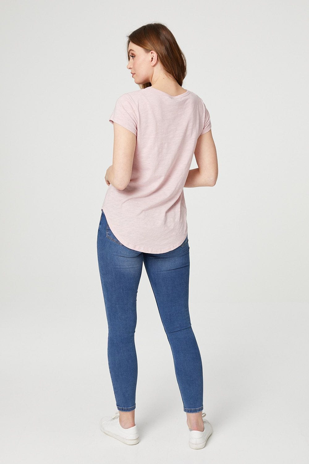 Pink | Viva La Moda Print Relaxed T-Shirt