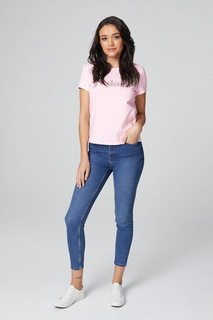 Pink | J'Adore Print Relaxed T-Shirt