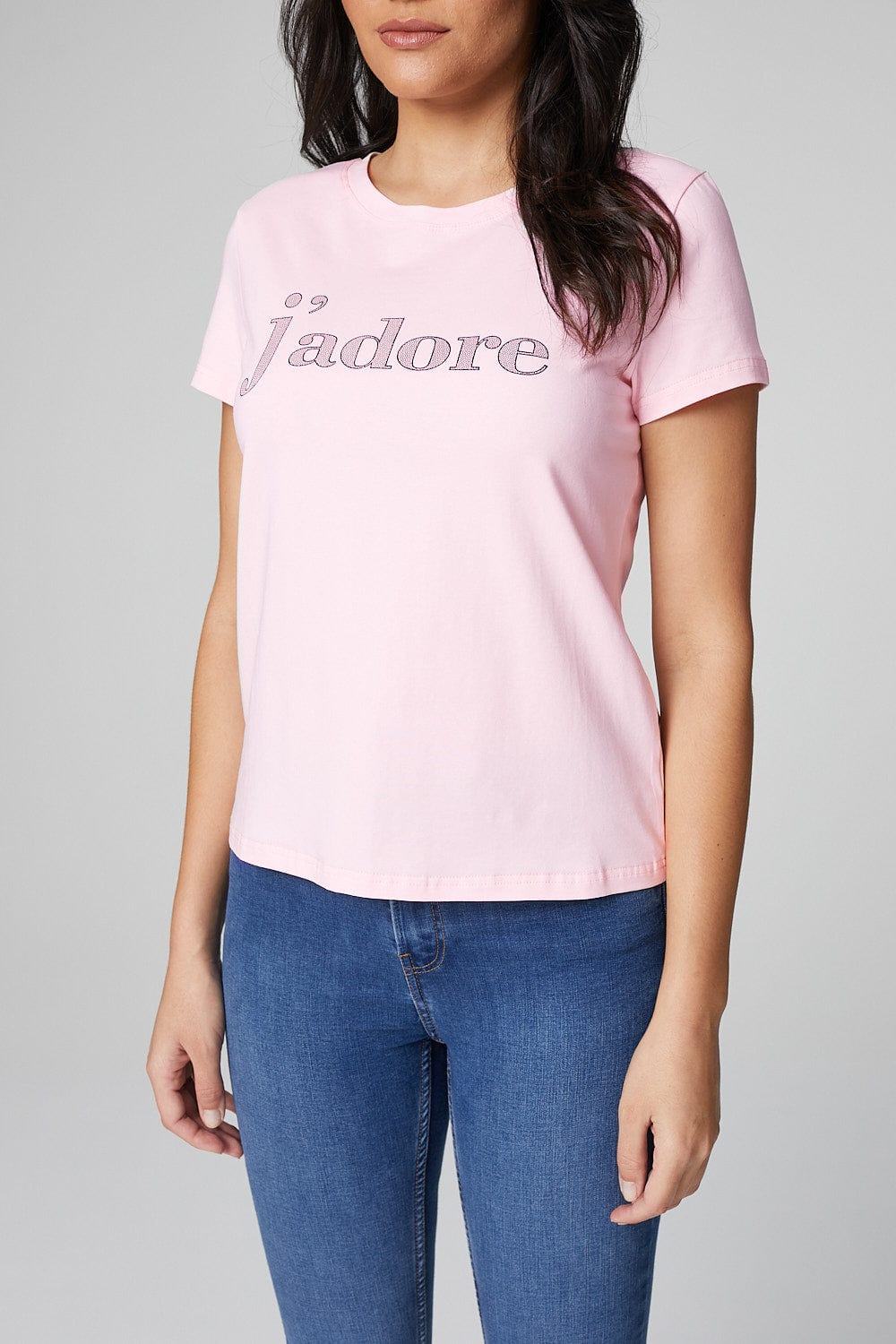 Pink | J'Adore Print Relaxed T-Shirt