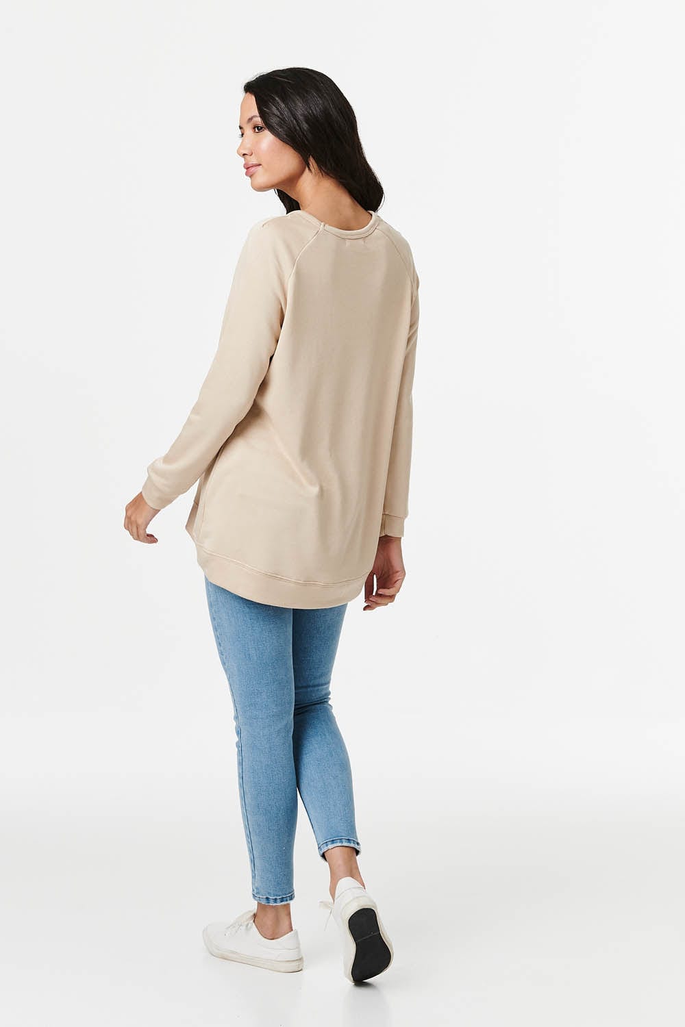 Stone | j'adore Print Sweatshirt
