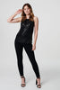 Black | Metallic Embellished Vest Top
