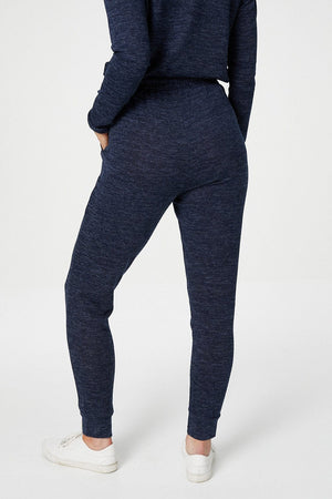Navy | Long Sleeve Logo Print Lounge Set